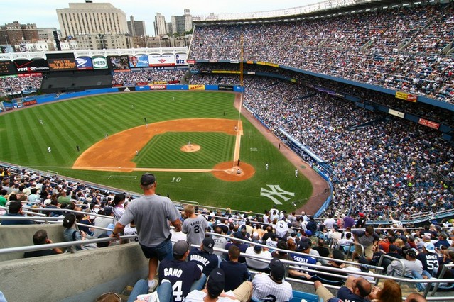 Baseball game, Yankees, New York